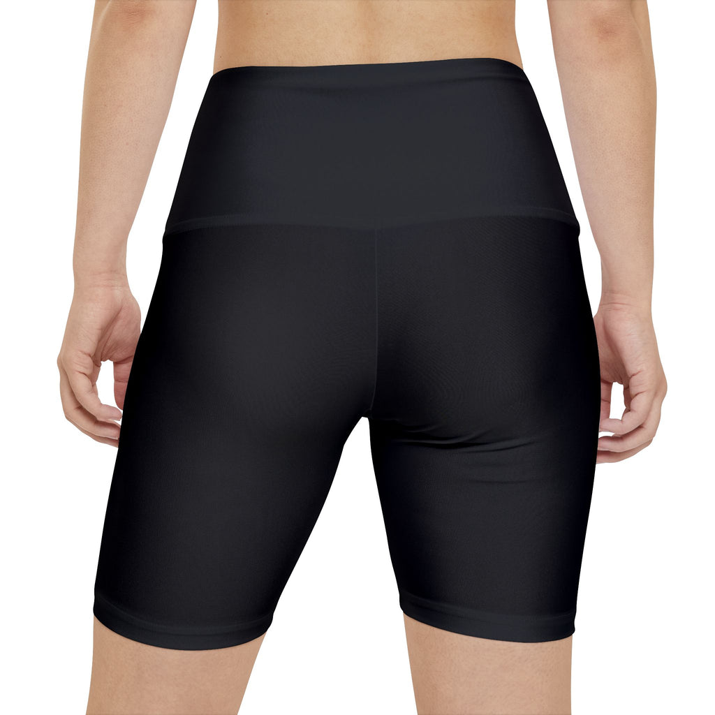 Epic Women's Workout Shorts — High-Waist Black Biker Shorts for Gym & Yoga