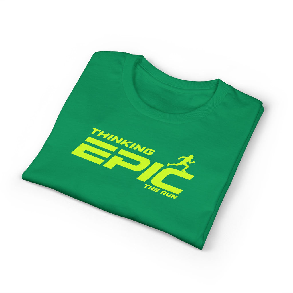 Thinking Epic The Run - Retro Neon Running Tee