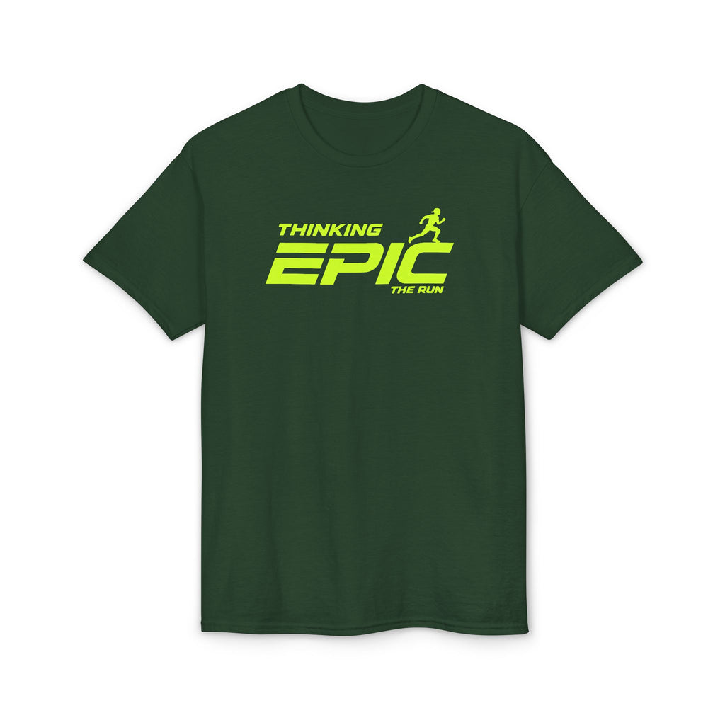 Thinking Epic The Run - Retro Neon Running Tee