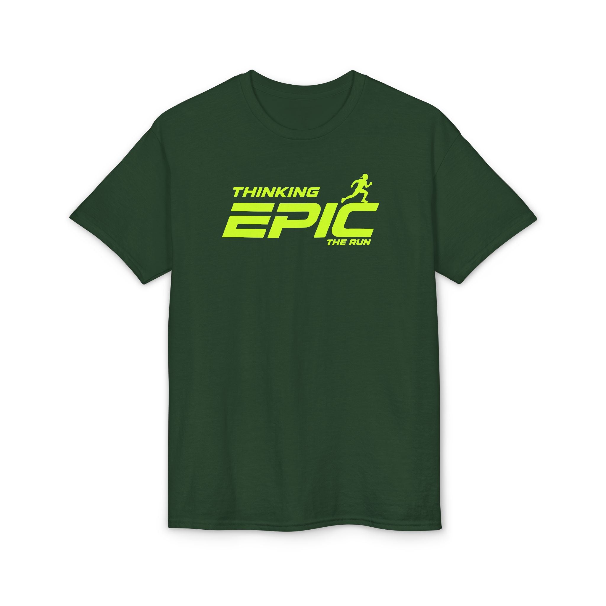 Thinking Epic The Run - Retro Neon Running Tee