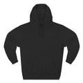 Angled Three-Panel Fleece Hoodie