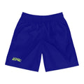 Thinking Epic Neon Performance Jogger Shorts — Men's Athletic Blue AOP