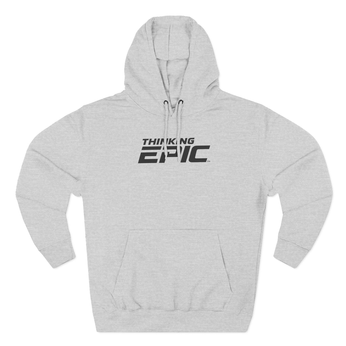 Three-Panel Fleece Hoodie