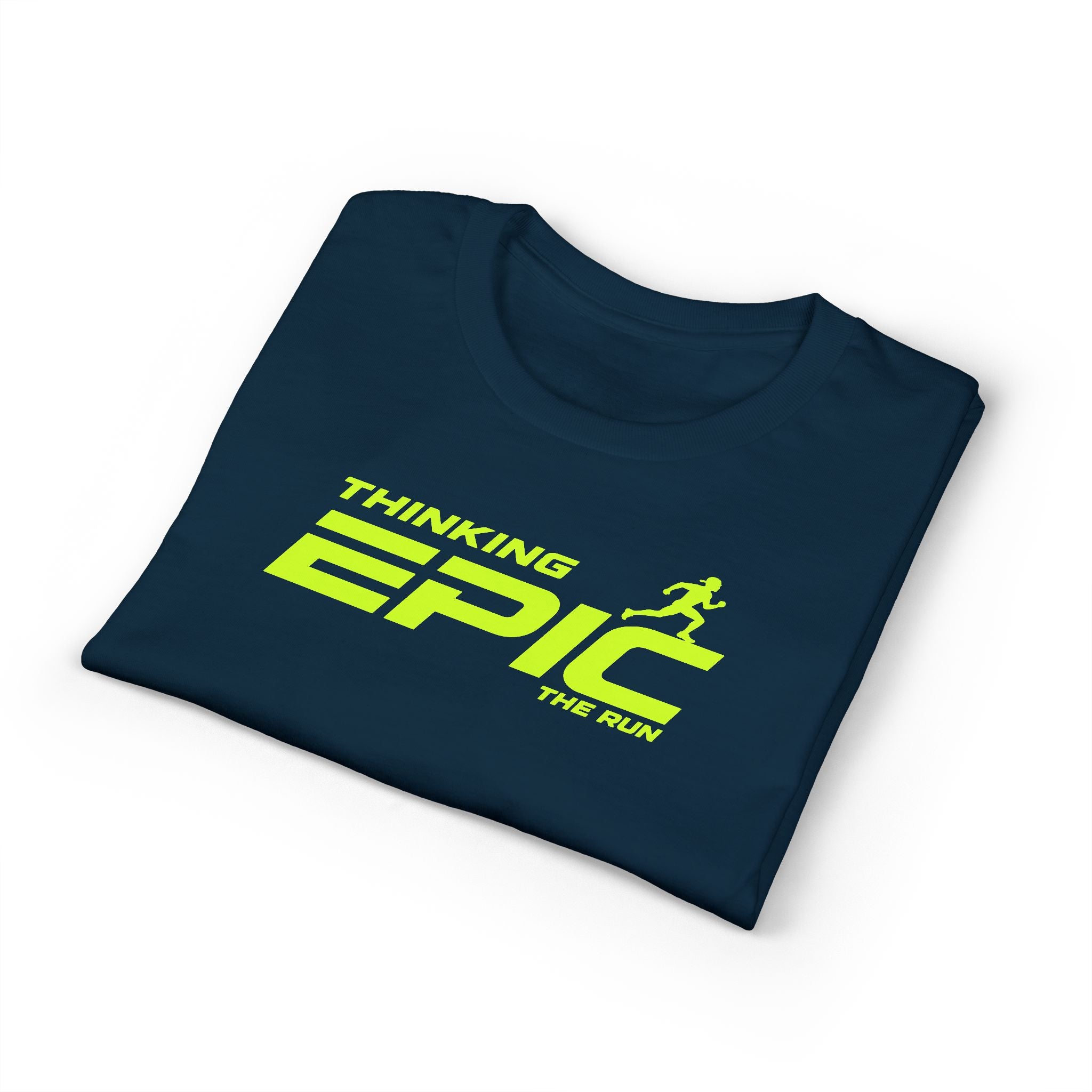 Thinking Epic The Run - Retro Neon Running Tee