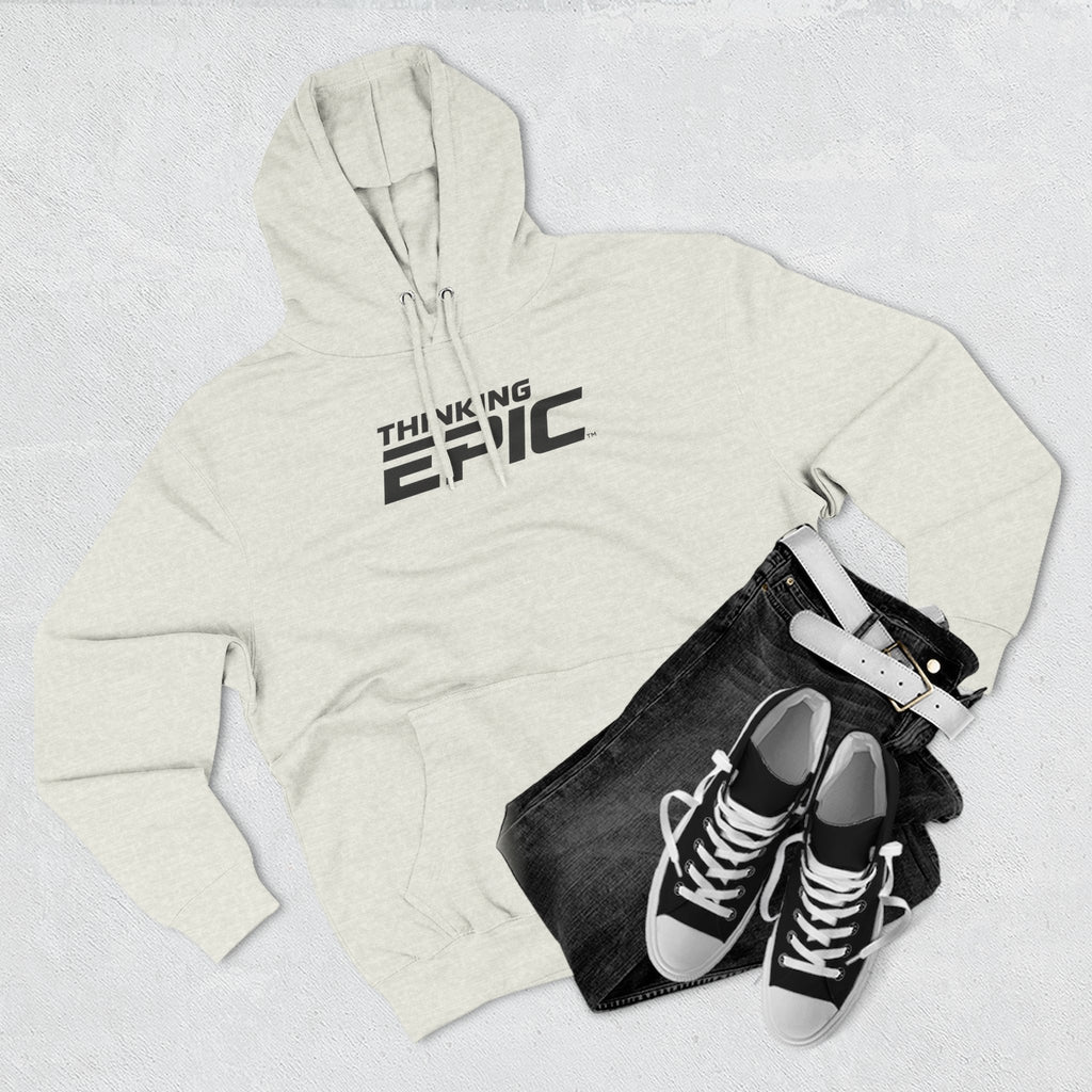 Three-Panel Fleece Hoodie