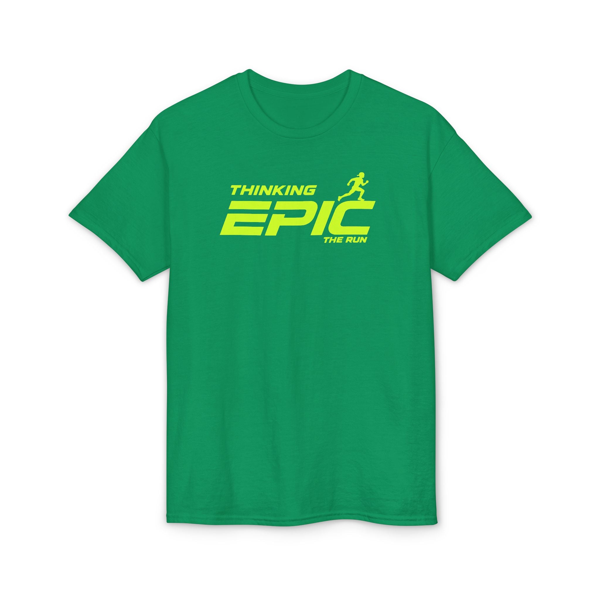 Thinking Epic The Run - Retro Neon Running Tee