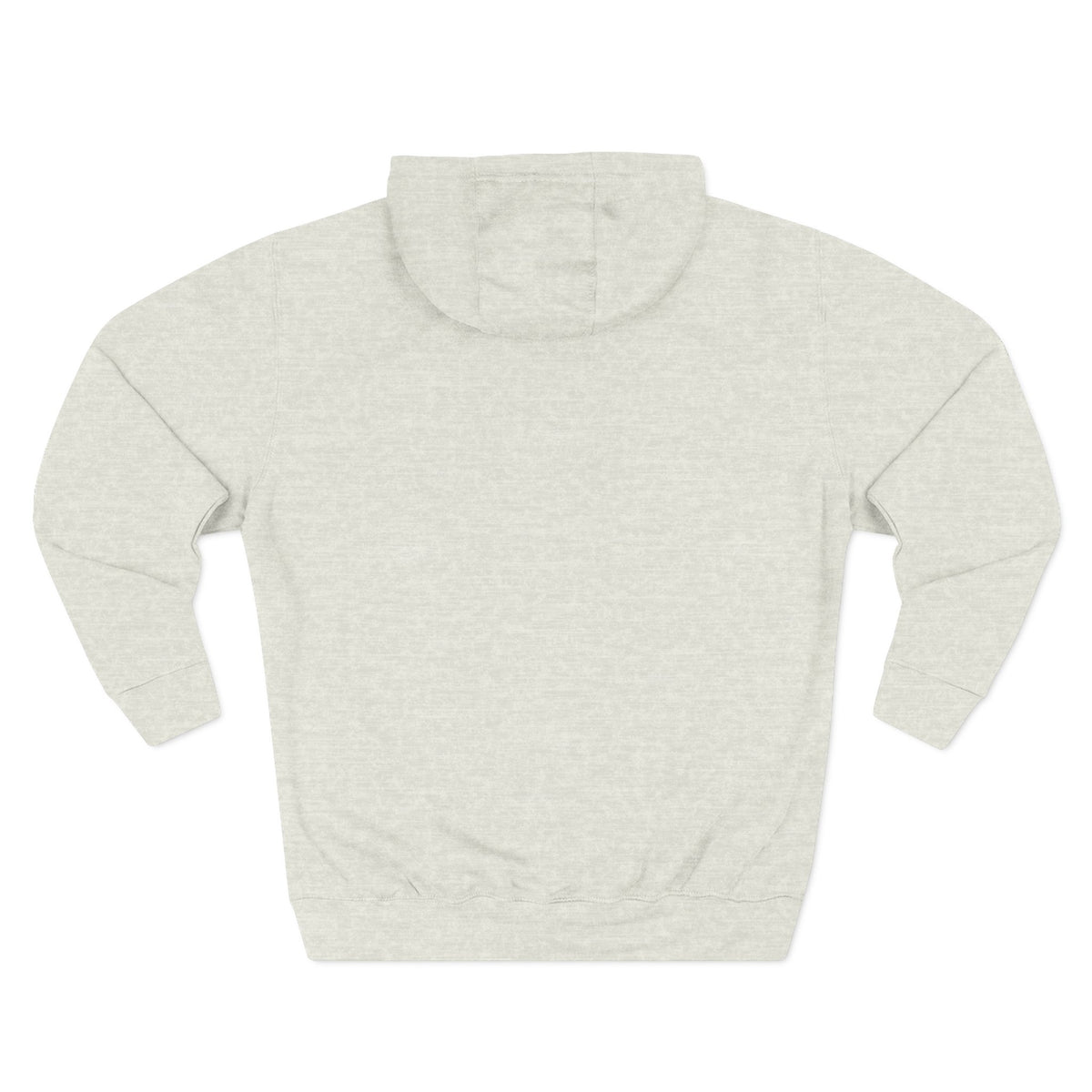Angled Three-Panel Fleece Hoodie