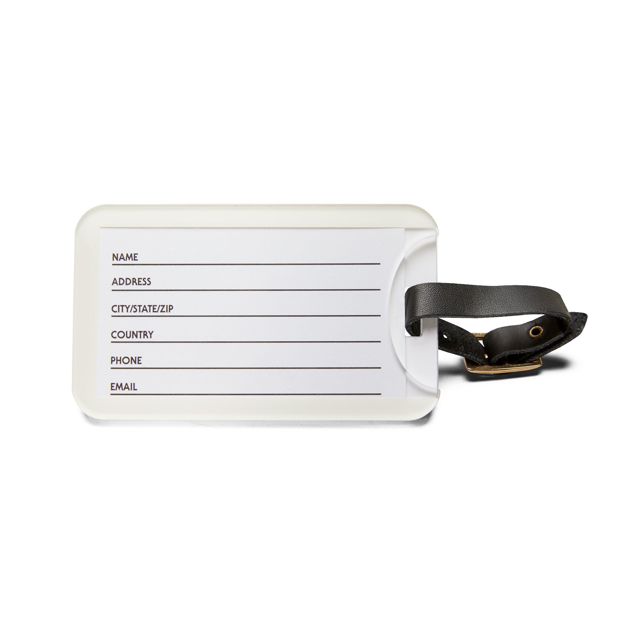 Travel Time World Map Luggage Tag — 'Travel Time' Epic ID Tag