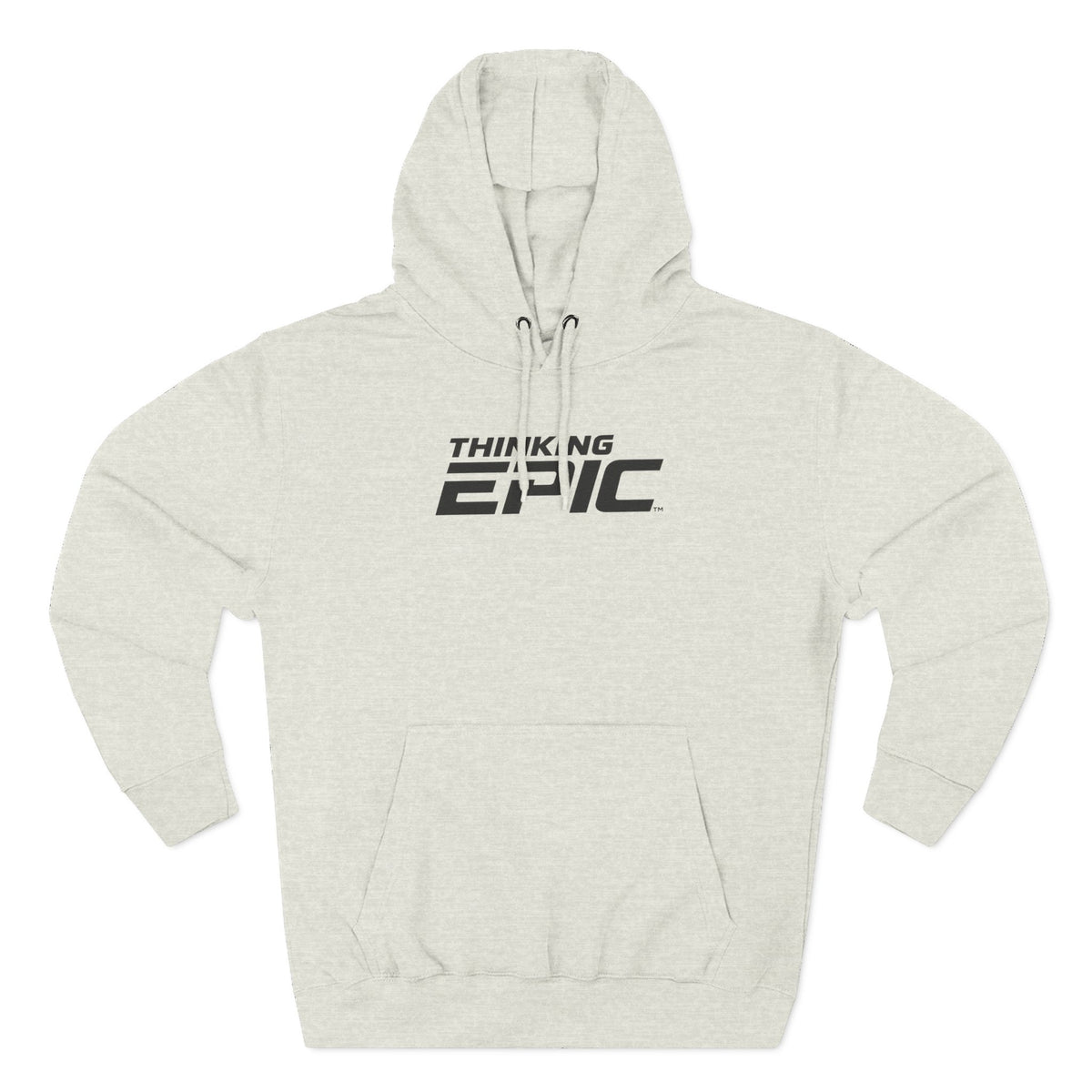 Three-Panel Fleece Hoodie