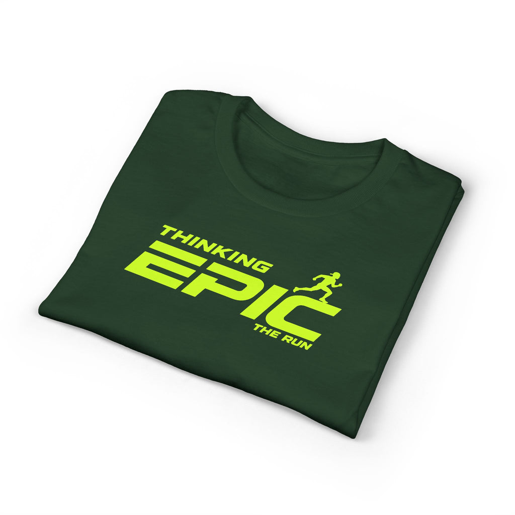 Thinking Epic The Run - Retro Neon Running Tee