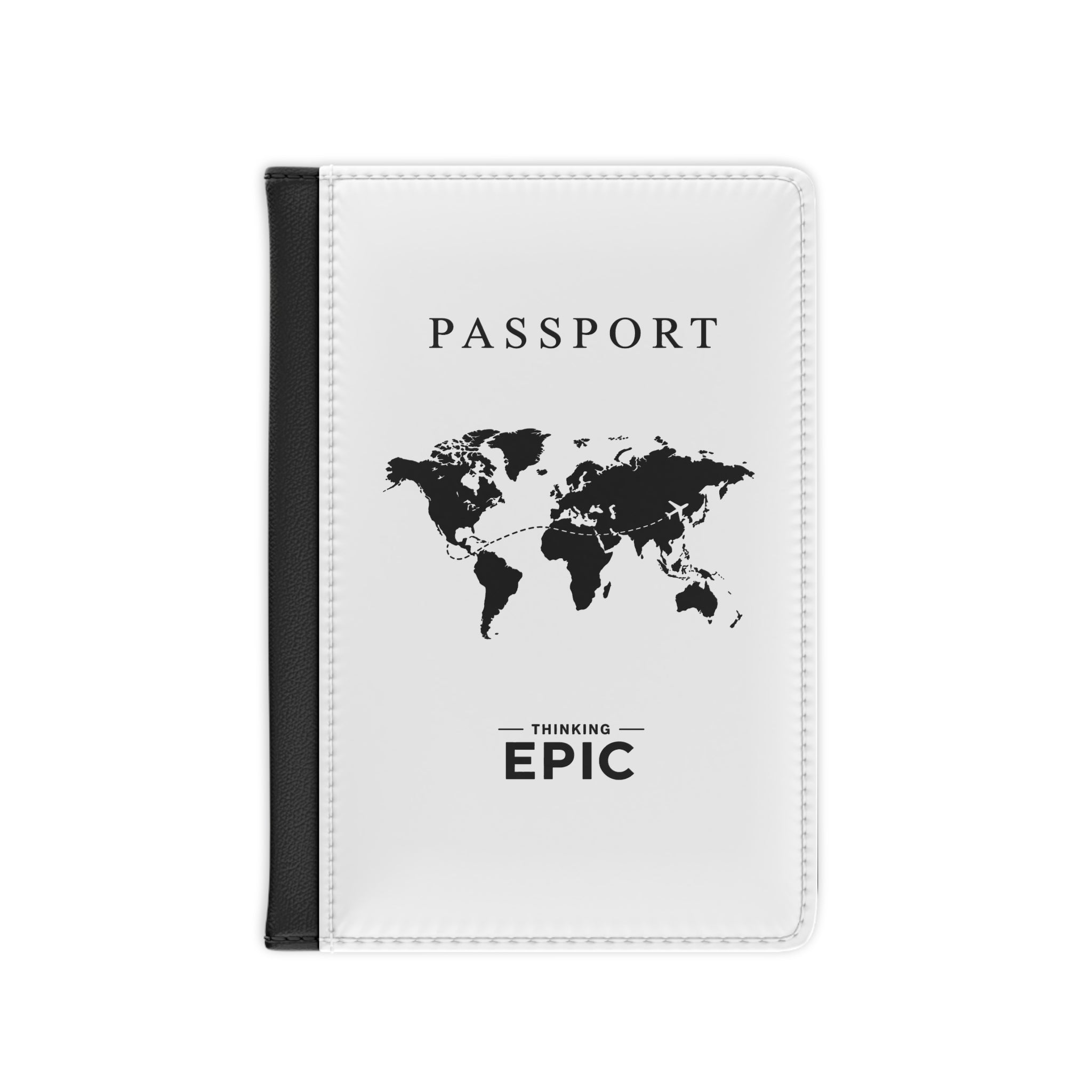 World Map Passport Cover – 'Thinking Epic' Travel Passport Holder