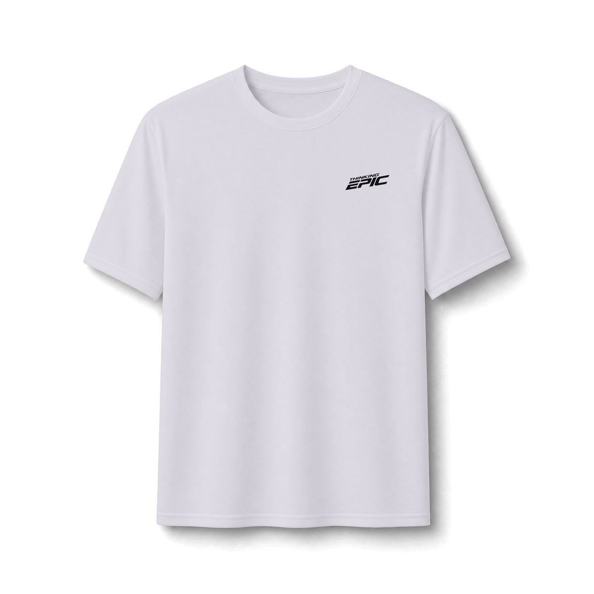 Thinking Epic Performance Tee —  Angled Logo Athletic Shirt