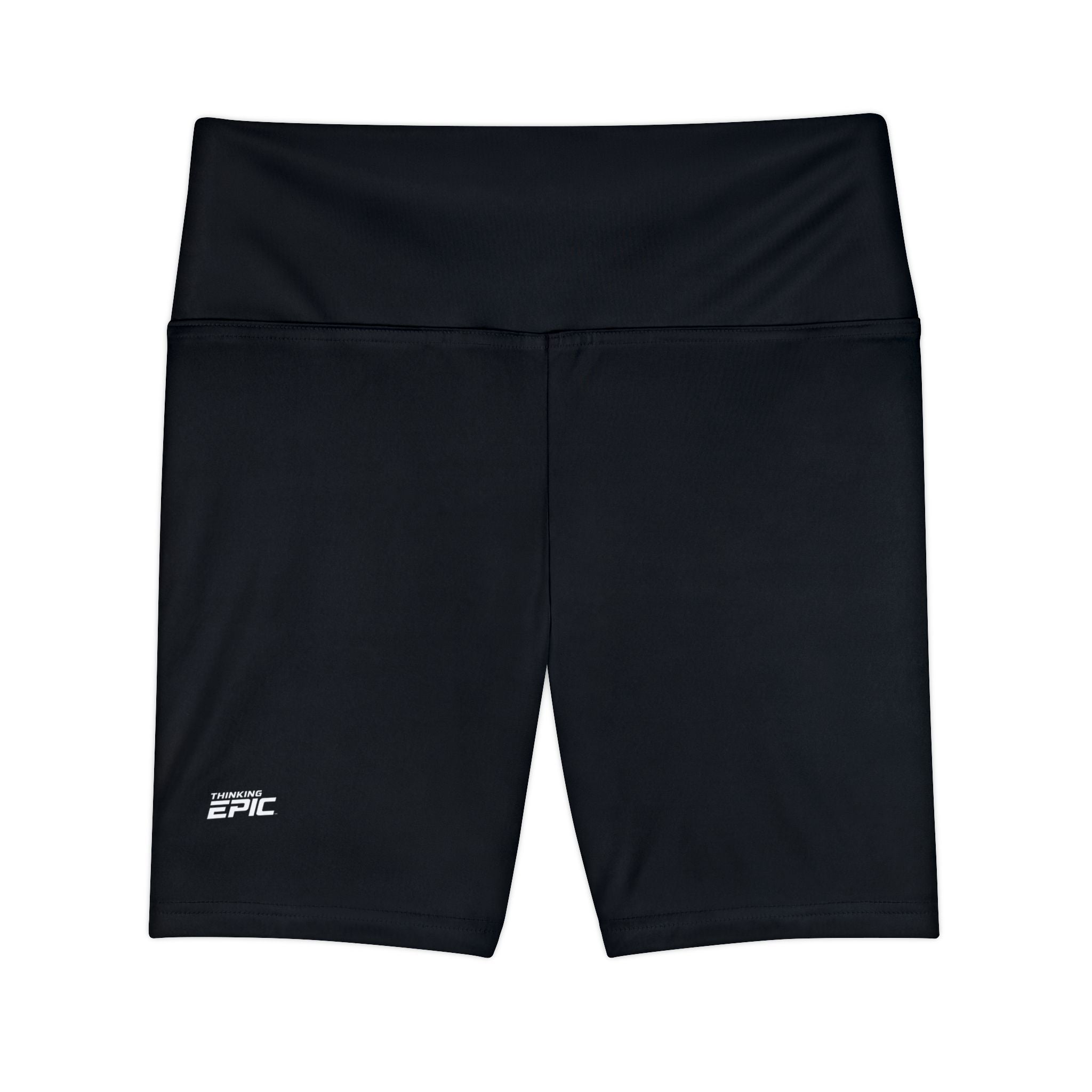 Epic Women's Workout Shorts — High-Waist Black Biker Shorts for Gym & Yoga