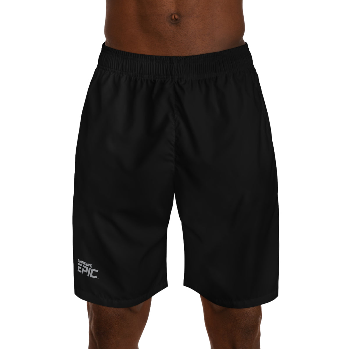 Thinking Epic Men's Black Athletic Jogger Shorts — Lightweight Performance Shorts