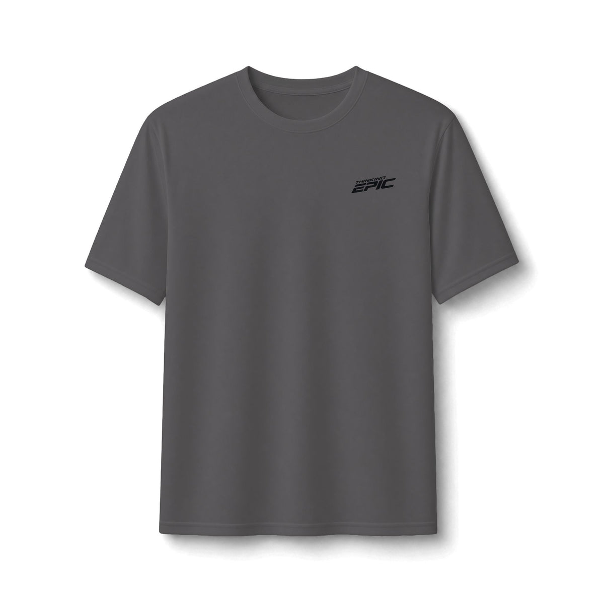 Thinking Epic Performance Tee —  Angled Logo Athletic Shirt